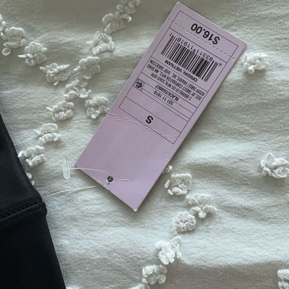 Wild Fable Shiny Black Kids Leggings - Picture 3 of 4